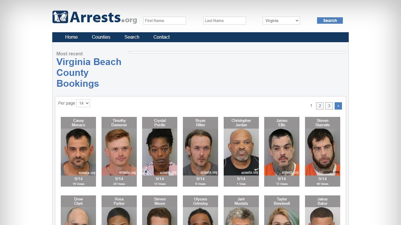 Virginia Beach County Arrests and Inmate Search